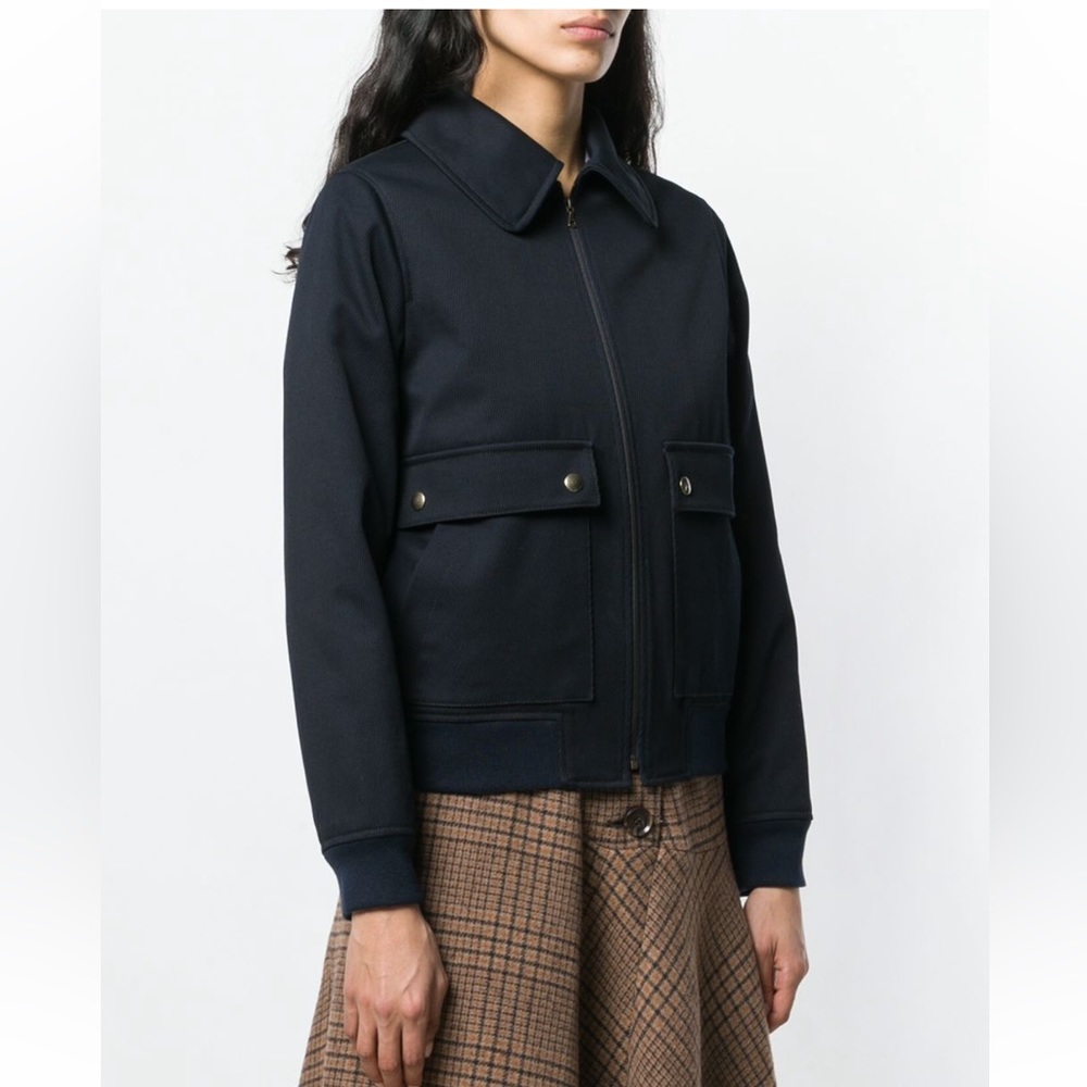 APC collared bomber jacket